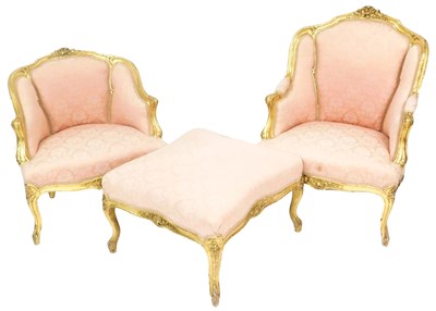 Lot 706 - A pair of late Victorian French style parcel...