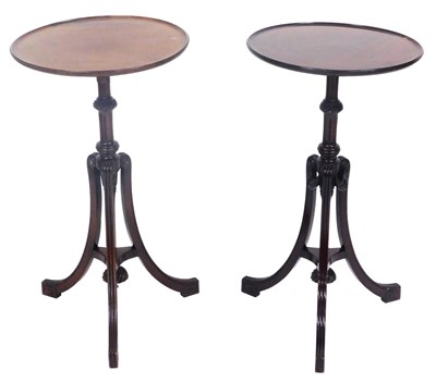 Lot 721 - A pair of late Victorian mahogany occasional...