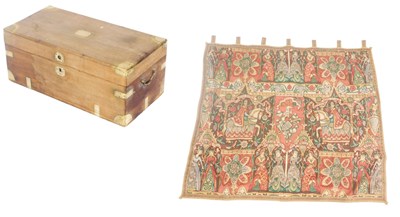 Lot 769 - A camphor wood chest, brass bound with brass...