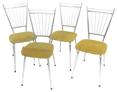 Lot 767 - A set of four 20thC French tubular metal...