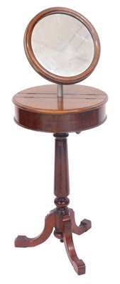 Lot 784 - A Victorian mahogany gentleman's shaving stand,...