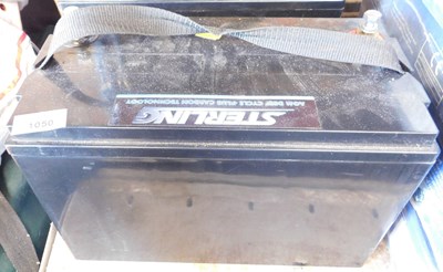 Lot 1050 - A Sterling battery bank. Buyer Note: VAT...
