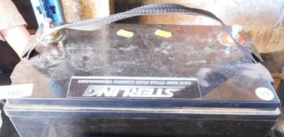 Lot 1051 - A Sterling battery bank. Buyer Note: VAT...