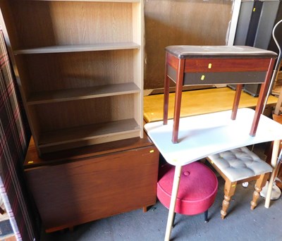 Lot 1082 - A group of furniture, to include an open...