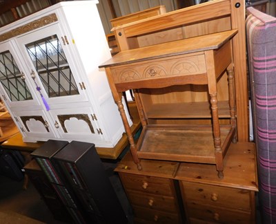 Lot 1088 - A group of furniture, to include a pair of...