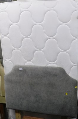 Lot 1148 - A single bed, comprising an upholstered...