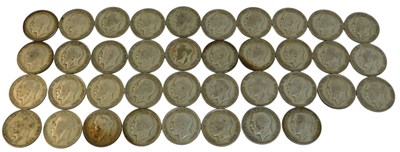 Lot 296 - A group of George V 1921 half crowns.