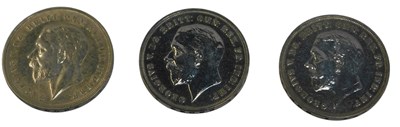 Lot 315 - Three George V 1935 rocking horse crowns.