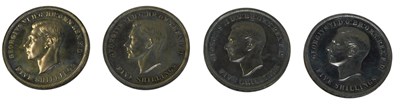 Lot 316 - Four George VI 1951 crowns.