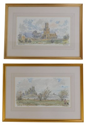 Lot 329 - Derek Abel (1925-2008). Ely, watercolour,...
