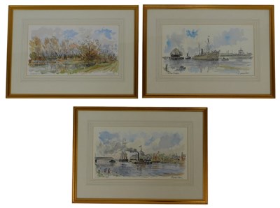 Lot 330 - Derek Abel (1925-2008). Three watercolours,...