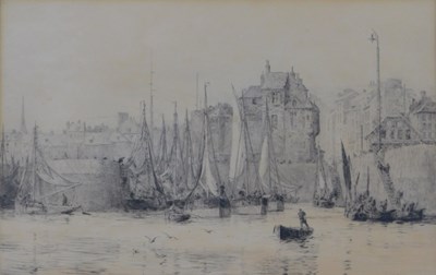 Lot 333 - After William L Wylie. Honfleur, black and...