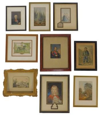 Lot 339 - After George Baxter. A group of prints, to...