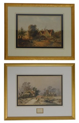 Lot 342 - After George Baxter. Summer, colour print,...