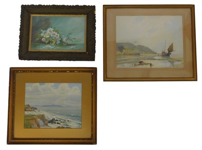 Lot 350 - Victorian School. Floral still life, painted...