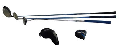 Lot 391 - A group of golf clubs, comprising a Ping...