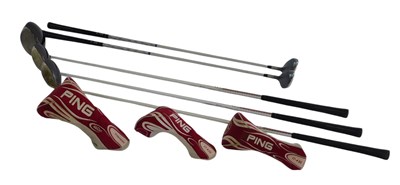 Lot 390 - A group of golf clubs, comprising a Ping Faith...