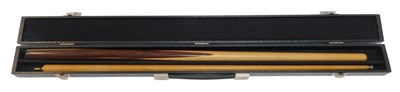 Lot 387 - A Snookercraft Millenium snooker cue, in a...