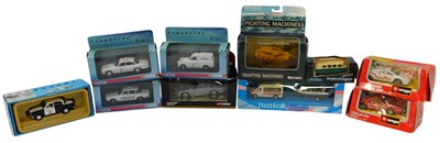 Lot 589 - Burago, Corgi and other boxed diecast vehicles,...