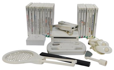 Lot 594 - A Nintendo Wii, games and accessories...