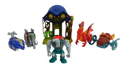 Lot 598 - Fisher Price Imaginext figures and playsets,...