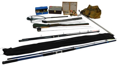 Lot 378 - Various fishing tackle, including a Greys fly...