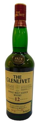 Lot 490 - A bottle of Glenlivet Single Malt Scotch...