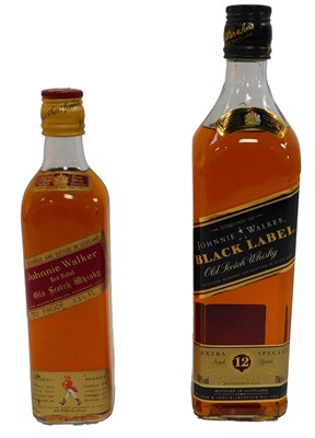 Lot 491 - Two bottles of Johnnie Walker Scotch...
