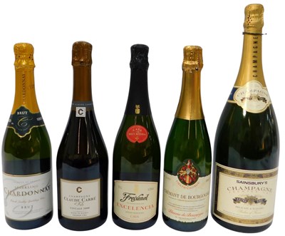 Lot 512 - Five bottles of sparkling wine, to include...