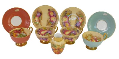 Lot 516 - A group of Aynsley Orchard Gold pattern...