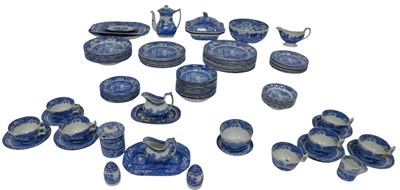 Lot 517 - A group of Spode Italian pattern pottery tea...