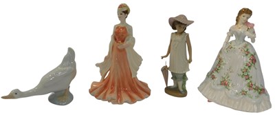 Lot 529 - A Royal Worcester porcelain figure, modelled...
