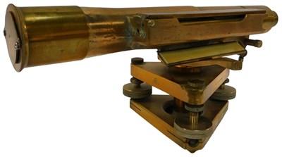 Lot 531 - An ERW&S brass surveyor's theodolite,...
