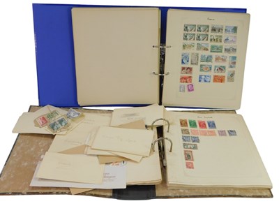 Lot 671 - World stamps, contained in two lever arch...