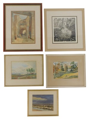 Lot 679 - A group of pictures, including Janet Rawlins....