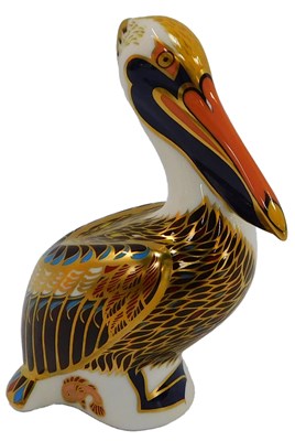 Lot 685 - A Royal Crown Derby porcelain paperweight,...