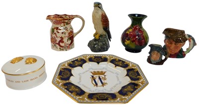 Lot 686 - A group of ceramics, including a Moorcroft...
