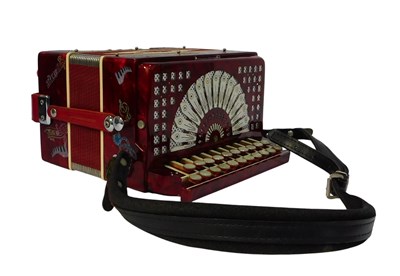 Lot 718 - A Dino Baffetti Castelfidardo button accordion,...
