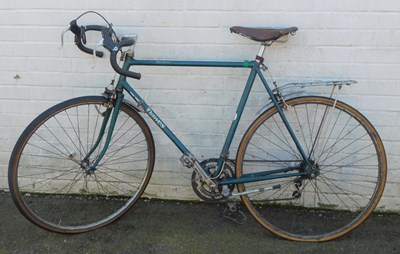 Lot 779 - A Dawes Fox racing bike, in teal trim.