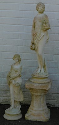 Lot 769 - A composition stone garden statue, modelled as...