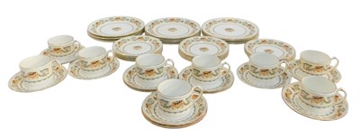 Lot 723 - An Aynsley part coffee service decorated in...