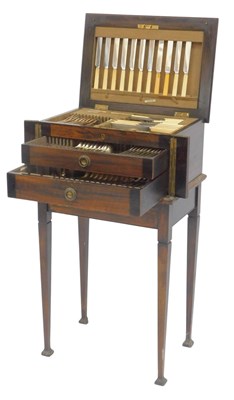 Lot 816 - A part canteen of Sheffield Walker & Hall...