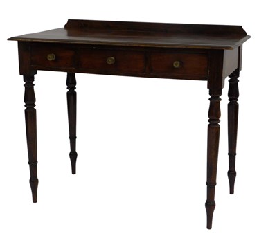 Lot 806 - A Victorian walnut side table, the top with a...