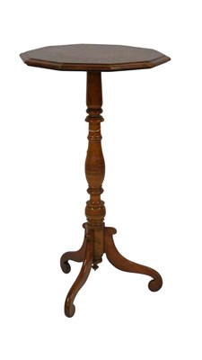 Lot 810 - A Victorian maple and specimen timber...