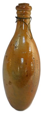 Lot 761 - A 19thC stoneware mineral bottle, St Ives Soda...