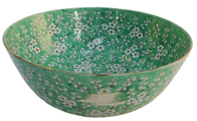 Lot 763 - A Chinese porcelain bowl, decorated overall...