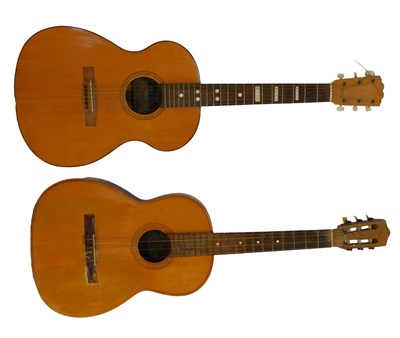 Lot 764 - An acoustic guitar, with figured maple two...
