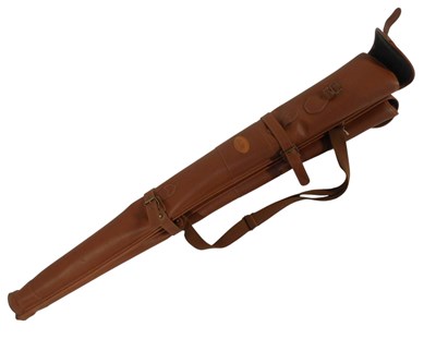 Lot 837 - A pair of William Powell brown leather shotgun...