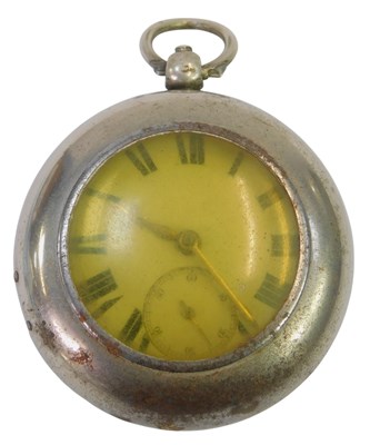 Lot 308 - A Victorian silver pair cased pocket...