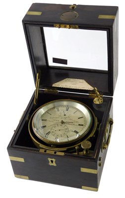 Lot 4 - A Marine chronometer by John Poole, Fenchurch...